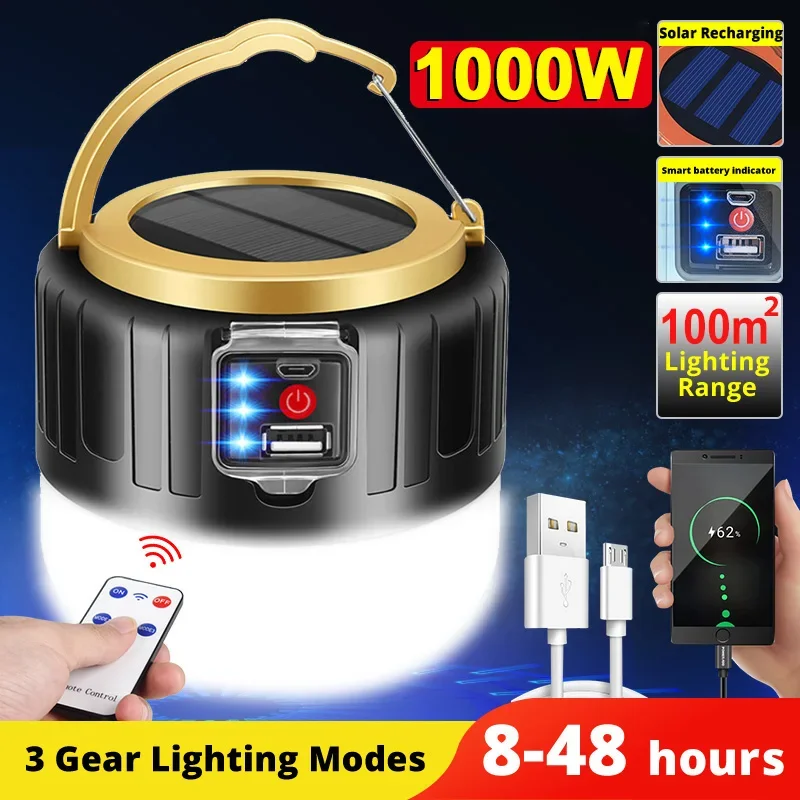 Renewable Energy Source - Lampu Kemah Tenaga Surya LED Lentera