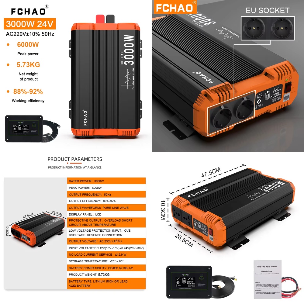 Pure Sine Wave Inverter - Inverter Gelombang Sinus Murni Off Grid