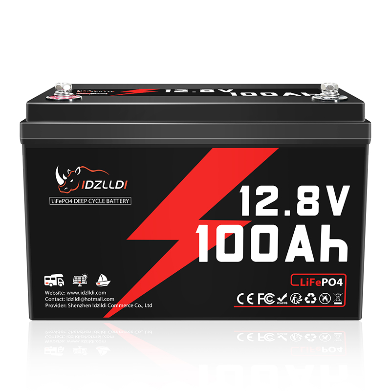 Renewable Energy Source - Baterai LiFePO4 IDZLLDI 12.8V 100Ah dengan
