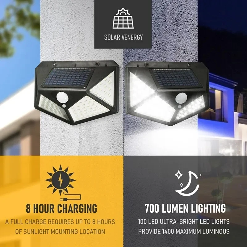 Renewable Energy Solar - Lampu Tenaga Surya Multifungsi 100Led Dekorasi