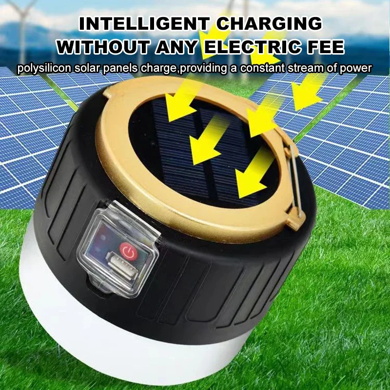Lampu Kemah LED tenaga surya,  - Renewable Energy Source ulasan dan harga