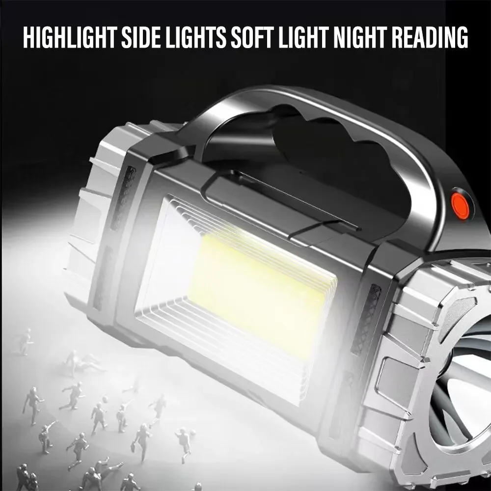 2024 senter LED kuat USB + sen - Renewable Energy Source ulasan dan harga