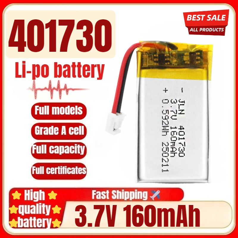 401730 3.7V 160mAh Baterai Lit - Renewable Energy Source ulasan dan harga