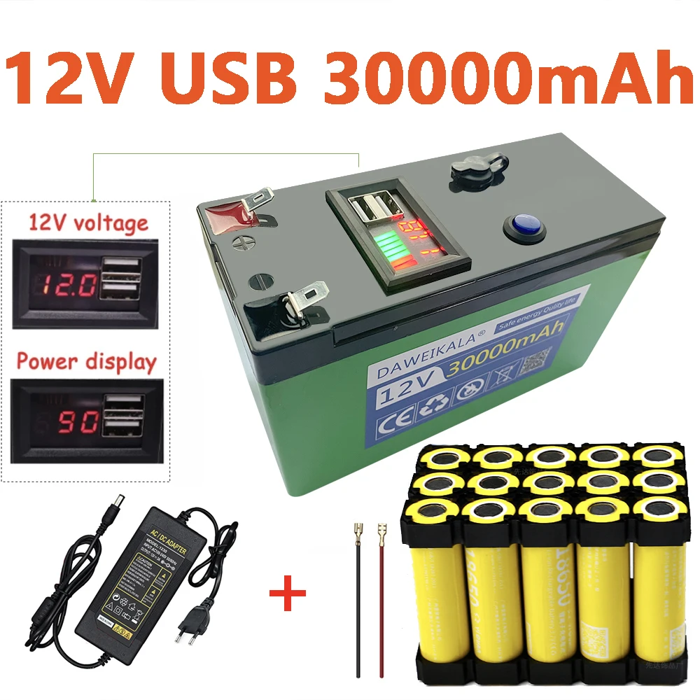 Baterai lithium 12V 30Ah 18650 - Renewable Energy Source ulasan dan harga