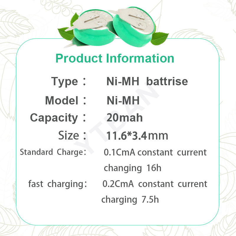2-50 Buah 1.2V 20MAh Ni-MH Bat - Renewable Energy Source ulasan dan harga